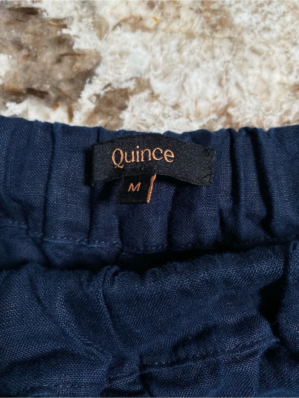 Quince 100% European Linen Tapered Ankle Pants Women’s M